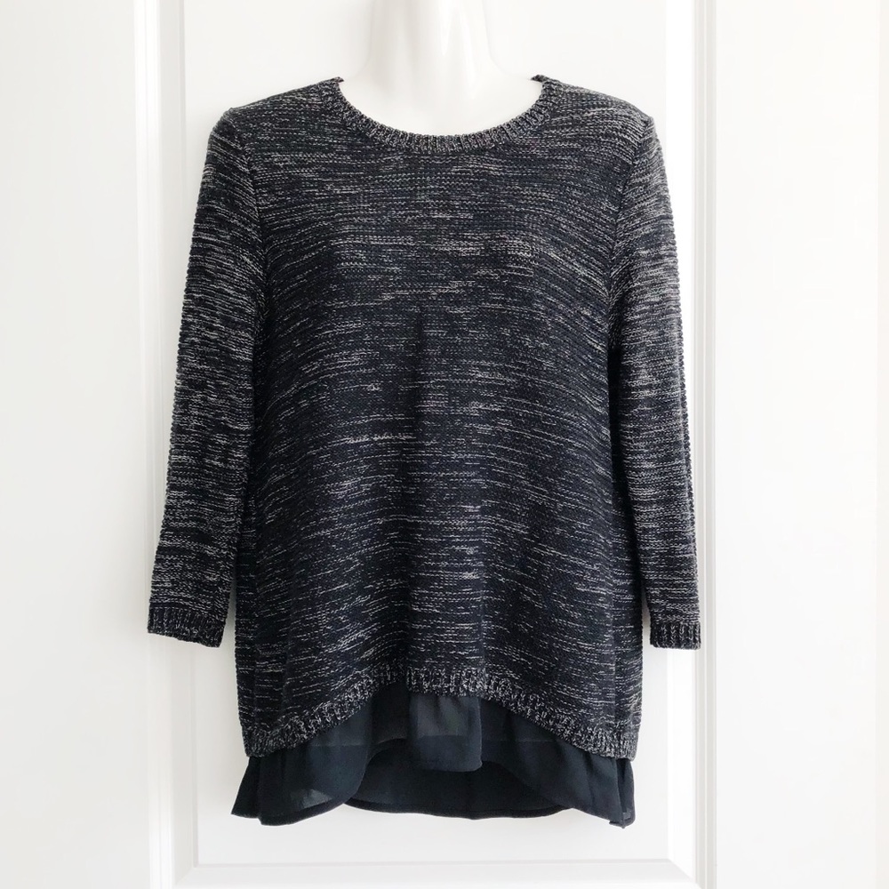 The Limited Sweater with Sheer Open Back